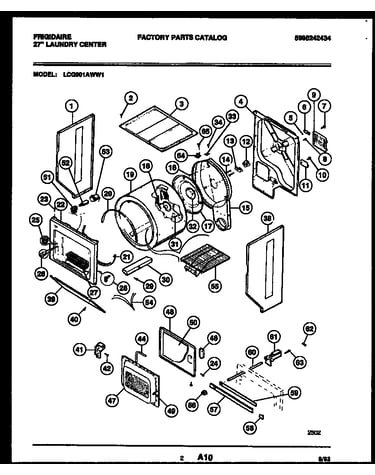 Cabinet and component parts