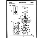 Frigidaire LCG701AWW1 transmission parts diagram