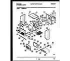 Frigidaire LCE902ADD1 cabinet and component parts diagram