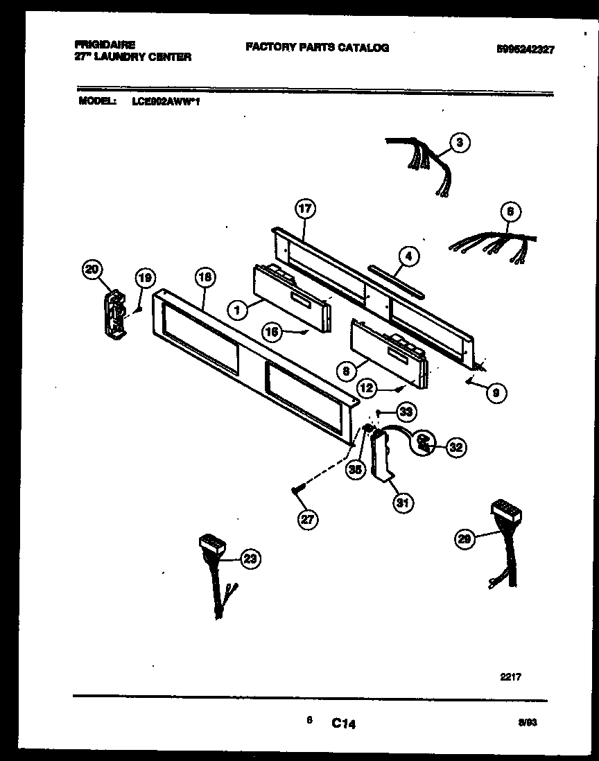 Console and control parts
