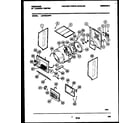 Frigidaire LCE702AWW1 cabinet and component parts diagram