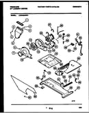Motor, blower and cabinet parts