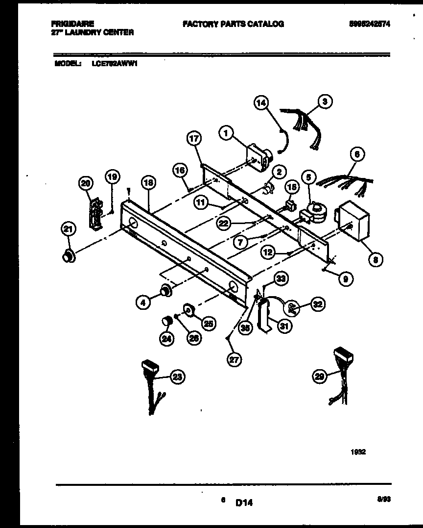 Console and control parts
