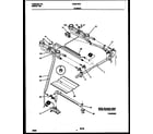 Frigidaire CG301SP2W4 burner, manifold and gas control diagram