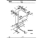Tappan CP303VP2D3 burner, manifold and gas control diagram