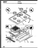 Cooktop and broiler drawer parts