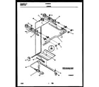 Kelvinator CP302BP2D2 burner, manifold and gas control diagram