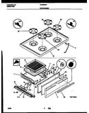 Cooktop and broiler drawer parts