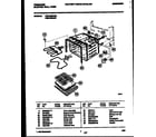 Frigidaire FEB702BABA broiler and oven parts diagram