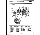 Frigidaire FEB702CASA broiler and oven parts diagram
