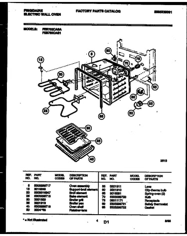 Broiler and oven parts