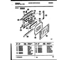 Frigidaire FEB702CAS1 door parts diagram