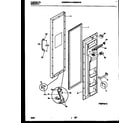 Universal/Multiflex (Frigidaire) MRS24WHAW0 freezer door parts diagram