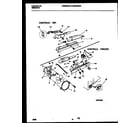 Universal/Multiflex (Frigidaire) MRS24WHAD0 refrigerator control assembly, damper control assembly and f diagram