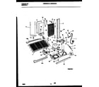 Universal/Multiflex (Frigidaire) MRS22WHAD0 system and automatic defrost parts diagram