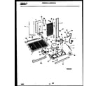 Universal/Multiflex (Frigidaire) MRS22WHAW0 system and automatic defrost parts diagram