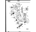 Frigidaire FRS24WRAD3 cabinet parts diagram