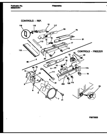 Refrigerator control assembly, damper control assembly and f