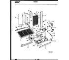 Frigidaire FRS24WRAW3 system and automatic defrost parts diagram
