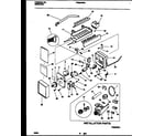 Frigidaire FRS24WRAW3 ice maker and installation parts diagram