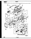 Ice maker and installation parts