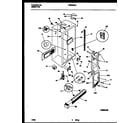 Frigidaire FRS22VSAD0 cabinet parts diagram