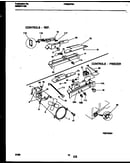 Refrigerator control assembly, damper control assembly and f