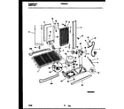 Frigidaire FRS22VSAW0 system and automatic defrost parts diagram
