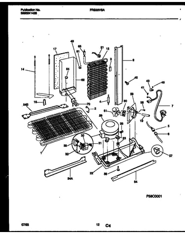 System and automatic defrost parts