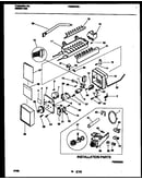 Ice maker and installation parts