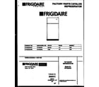 Frigidaire FRT20QRAW0 cover diagram