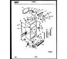 Frigidaire FRT20QRAW0 cabinet parts diagram