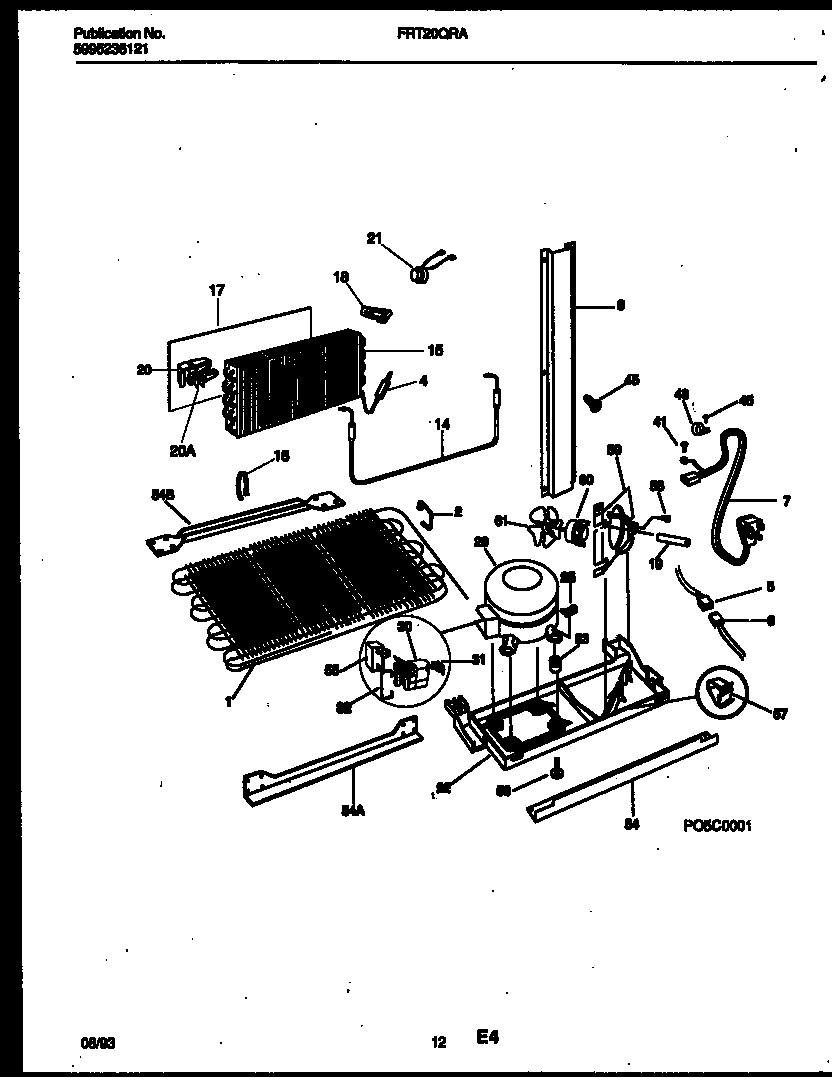 System and automatic defrost parts