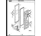 Universal/Multiflex (Frigidaire) MRS24WRAD0 freezer door parts diagram