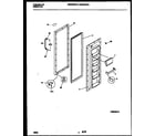 Universal/Multiflex (Frigidaire) MRS22WRAD0 refrigerator door parts diagram