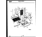 Universal/Multiflex (Frigidaire) MRS22WRAW0 system and automatic defrost parts diagram