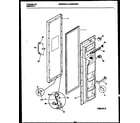 Universal/Multiflex (Frigidaire) MRS22WRAD1 freezer door parts diagram