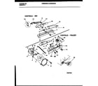 Universal/Multiflex (Frigidaire) MRS22WRAD1 refrigerator control assembly, damper control assembly and f diagram