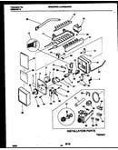 Ice maker and installation parts