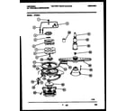 Frigidaire DP400A1 motor pump parts diagram