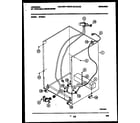 Frigidaire DP400A1 cabinet parts diagram