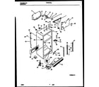 Frigidaire FRT20TRAD0 cabinet parts diagram