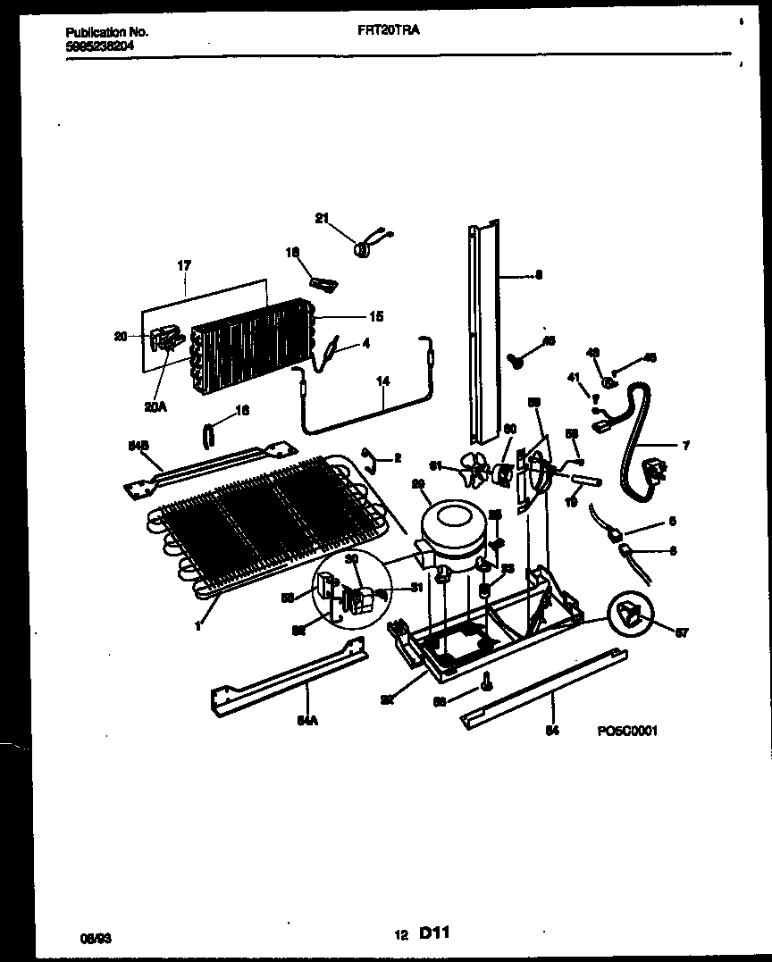 System and automatic defrost parts