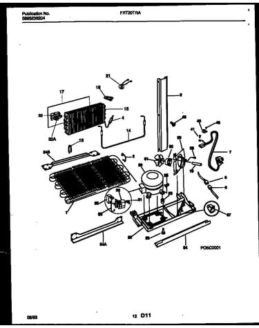 System and automatic defrost parts