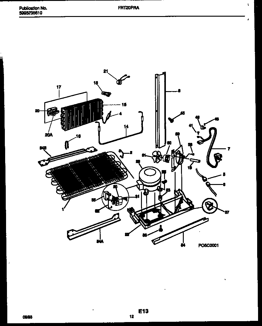System and automatic defrost parts