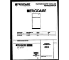 Frigidaire FRT20JRAD0 cover diagram