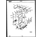 Frigidaire FRT20JRAD0 cabinet parts diagram