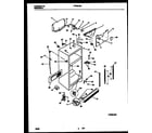 Frigidaire FRT20JRAW0 cabinet parts diagram