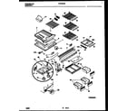 Frigidaire FRT20JRAD0 shelves and supports diagram