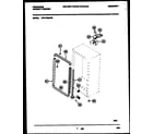 Frigidaire FFU17M2AW2 cabinet parts diagram